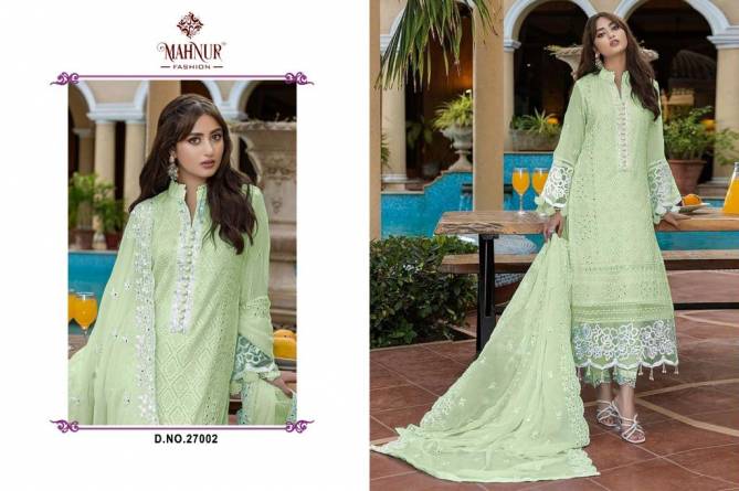 Mahnur Vol 27 Designer Pakistani Suits Catalog
